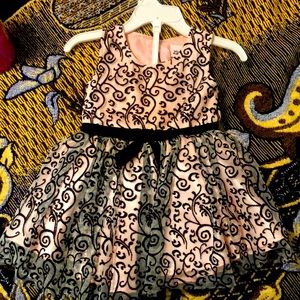 12m Black and Pink Formal Dress